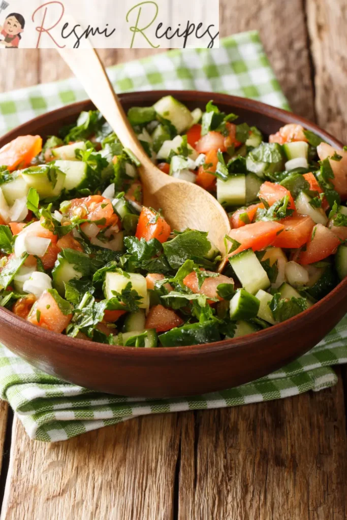 Shirazi Salad Recipe