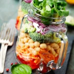 Chickpea Quinoa Salad Jars