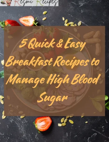 Breakfast recipes for high blood sugar