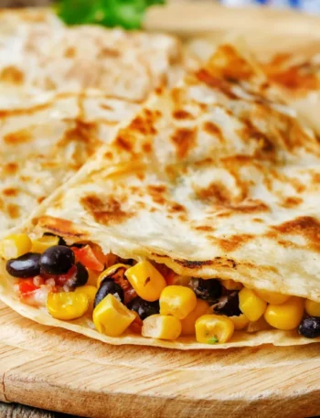 Bean Egg Quesadilla