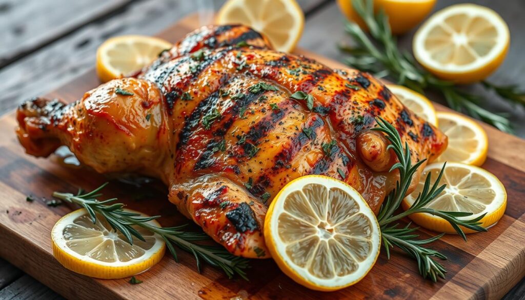 Grilled lemon herb chicken 3